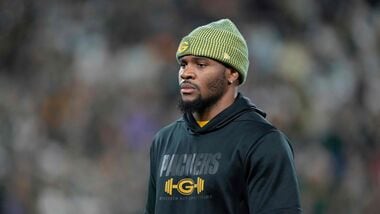 Micah Parsons #1 of the Green Bay Packers in action