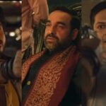 Divyenndu, Pankaj Tripathi, and Ali Fazal in a still from Mirzapur The Movie.