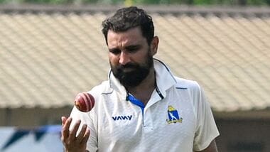 Bengal's Mohammed Shami was among the wickets against Delhi in the ongoing Ranji Trophy 2026-27.
