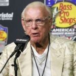 Professional wrestler Ric Flair speaks to the media before the Bass Pro Shops Night Race at Bristol Motor Speedway. (file photo)