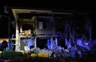 The damaged Governor's Palace, after an earthquake struck near the southern coast of Panama, in Penonome, Panama, October 9, 2026. REUTERS/Enea Lebrun