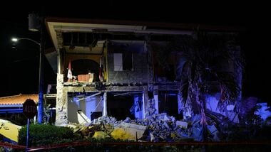 The damaged Governor's Palace, after an earthquake struck near the southern coast of Panama, in Penonome, Panama, October 9, 2026. REUTERS/Enea Lebrun