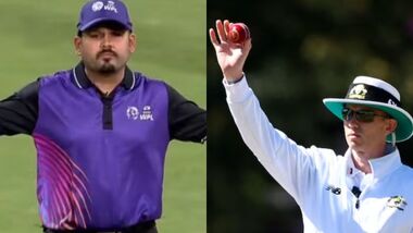 Parashar Joshi (left) will officiate domestic matches in Australia, whereas Ben Treloar will officiate Ranji Trophy matches in India.