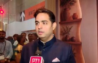 Reliance Jio Infocomm Chairman Akash Ambani.