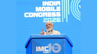 PM Modi speaking at the inaugural session of the 10th IMC.
