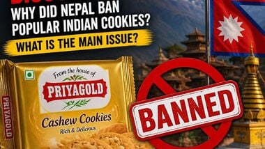Nepal has banned Priyagold biscuits made by India's Surya Food and Agro after FSSAI flagged alleged use of cattle feed bran and serious food safety violations. (AI generated image)