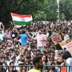 CJP protesters  regroups at the protest site at Jantar Mantar in New Delhi on Tuesday.  (Photo by Sanjeev Verma/ Hindustan Times)