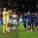 PSG (Left) enjoy a 6-5 win-loss record against Barcelona, with four matches ending in draws.