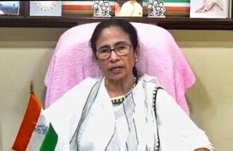 Former West Bengal CM and TMC supremo Mamata Banerjee speaks regarding the TMC and BJP clash which broke out during a protest march over the rape and murder of an 11-year-old girl, in Kolkata.