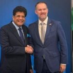 In this image posted on Oct. 1, 2026, Union Commerce and Industry Minister Piyush Goyal during a meeting with United States Trade Representative Jamieson Greer, on the sidelines of the G20 Trade Ministers' Meeting, in Milwaukee, Wisconsin, USA. (@PiyushGoyal/X via PTI Photo)