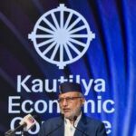 Vice-President CP Radhakrishnan addresses the inauguration of 5th Kautilya Economic Conclave in New Delhi, Oct. 3, 2026. (PTI Photo)