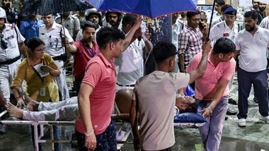 Picture from Kolkata Dugra Puja pandal where 17 died after a stampede-like situation.