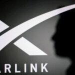 The silhouette of Elon Musk and Starlink logo are seen in this illustration taken June 11, 2026.