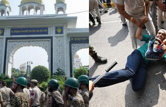 The Delhi Sikh Gurdwara Management Committee (DSGMC) has filed a police complaint against Aam Aadmi Party (AAP) convenor Arvind Kejriwal and other party leaders