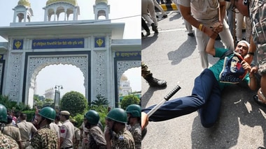 The Delhi Sikh Gurdwara Management Committee (DSGMC) has filed a police complaint against Aam Aadmi Party (AAP) convenor Arvind Kejriwal and other party leaders