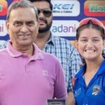 Samaira Raghav (R) played for North Delhi Strikers in Women's Delhi Premier League 2026.