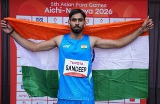 Sandeep won the 100th medal for India in the Asian Para Games 2026.