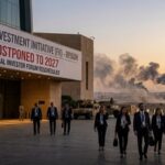 Saudi Arabia delays its flagship FII summit to 2027 after Houthi attacks disrupt travel and threaten investor confidence across the Gulf. (AI generated image for representation purpose)