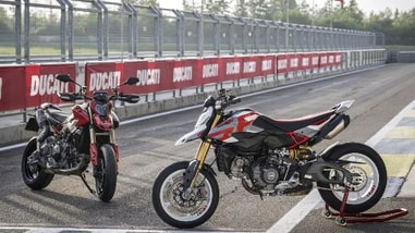 Ducati has launched the Hypermotard V2 and V2 SP in India.