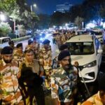 Security arrangements at Connaught Place ahead of the CJP’s call for a Tiranga March, in New Delhi