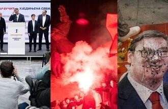 Former Serbian President Aleksandar Vucic conceded defeat in a snap parliamentary vote
