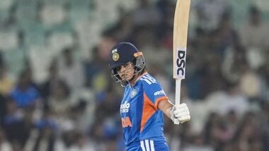 Shafali Verma was reprimanded by the ICC after the second T20I against Zimbabwe for throwing the ball into the ground in frustration.