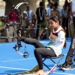 Para Asian Games 2026 Live updates, Day 1: Para-archer Sheetal Devi in action.