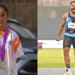Sumit Antil (R) and Sheetal Devi are among the India's medal hopefuls at the Asian Para Games 2026.