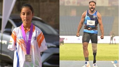 Sumit Antil (R) and Sheetal Devi are among the India's medal hopefuls at the Asian Para Games 2026.