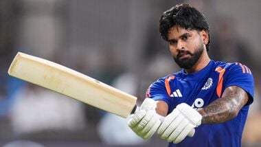 IND vs WI Live Score, 4th T20I: India's captain Shreyas Iyer during a warm-up.