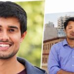 Vikas Sankrityayan, alias Vikas Pandey(Right), YouTuber Dhruv Rathee(Left)