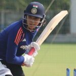 India vs Zimbabwe Live Score, 1st WODI: Smriti Mandhana during training.