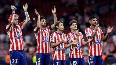 Atletico Madrid defeated Manchester United 2-0 at home to clinch their first UEFA Champions League win of the season.