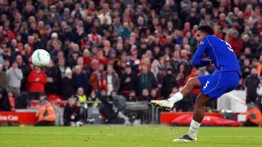 Wesley Fofana had a forgettable day on Wednesday as he missed a decisive penalty against Liverpool in the Carabao Cup.