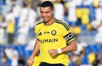 Al Nassr's Cristiano Ronaldo celebrates (file photo)