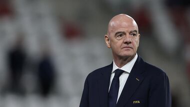 FIFA President Gianni Infantino during the trophy ceremony after Spain win the Under-20 Women's World Cup (file photo)