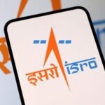 ISRO logo is seen in this illustration taken on March 10, 2025.