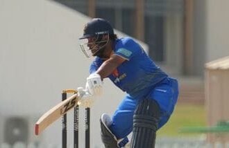 UAE have set Netherlands a target of 245 in their Cricket World Cup League Two competition.