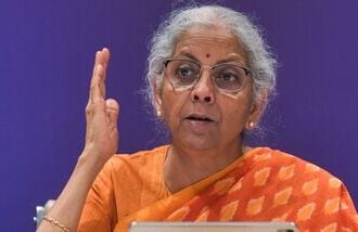 Union finance minister Nirmala Sitharaman. (ANI)