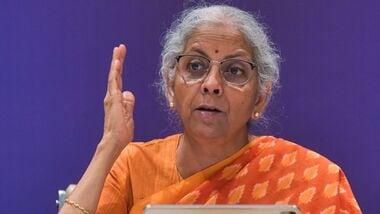 Union finance minister Nirmala Sitharaman. (ANI)