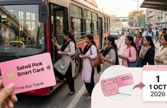 Soon, Pink Saheli cards will be mandatory for Delhi women to avail free bus journeys (AI-generated image for representational purposes only)