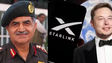 Former Army chief Ved Malik on Starlink.
