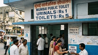 Mumbai may end free urinal access (AI-generated image for representational purposes only)