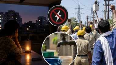 Power cuts, water crisis hit Gurugram, Faridabad, Nuh as Haryana strike triggers 3,000 complaints (AI-generated)