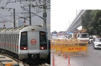 Delhi Metro Update: 45 stations to remain closed till 10:00 pm today amid CJP protest (Images: File photo, ANI)