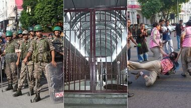 The key issues before the Court include an alleged contempt of its October 9 directions regarding public transport, the preventive detention of opposition leaders, and alleged police action against protesters and lawyers.