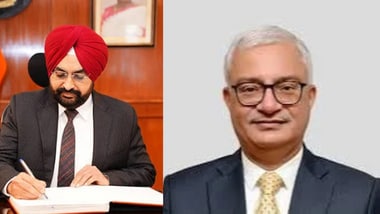 Cabinet Secretariat took no action on complaints against EC officer by Sukhbir Singh Sandhu, Vivek Joshi, shows RTI reply
  (Images: ECI, Wikipedia)