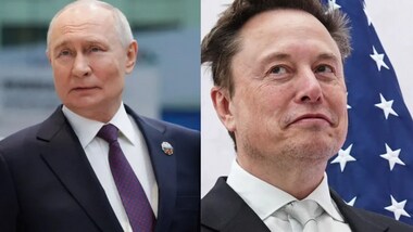 Putin calls Elon Musk a 'real genius' as Russia develops Rassvet, a Starlink rival, after restrictions on satellite connectivity disrupted Ukrainian military operations.