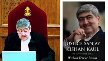 Who is Justice SK Kaul? What is his new memoir 'Without Fear or Favour' about? (Images: HT, Amazon)
