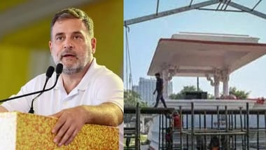 18% GST on booking Ramlila Maidan as protest site as Rahul Gandhi's INDIA bloc rally on Nov 1  (Images: INC, HT)